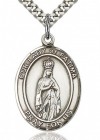 Our Lady of Fatima Medal, Sterling Silver, Large