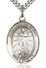 Our Lady of Tears Medal, Sterling Silver, Large