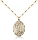 St. Lazarus Medal, Gold Filled, Medium