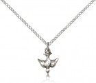 Holy Spirit Medal, Sterling Silver