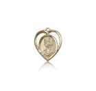 St. Christopher Medal, 14 Karat Gold