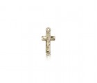 Crucifix Pendant, 14 Karat Gold