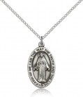 Scapular Medal, Sterling Silver
