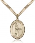 St. Petronille Medal, Gold Filled, Large