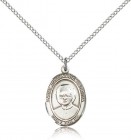 St. Josemaria Escriva Medal, Sterling Silver, Medium