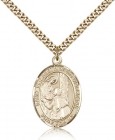 St. Elizabeth of the Visitation Medal, Gold Filled, Large