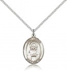 St. Lillian Medal, Sterling Silver, Medium
