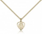 Infant of Prauge Medal, Gold Filled