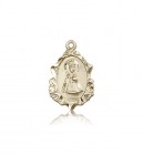 Infant of Prague Medal, 14 Karat Gold