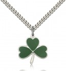 Shamrock Medal, Sterling Silver