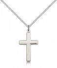 Cross Pendant, Sterling Silver