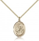St. Robert Bellarmine Medal, Gold Filled, Medium