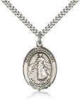 Blessed Karolina Kozkowna Medal, Sterling Silver, Large