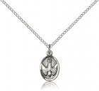 Holy Spirit Medal, Sterling Silver