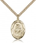 St. Anthony Medal, Gold Filled