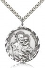 St. Joseph Medal, Sterling Silver