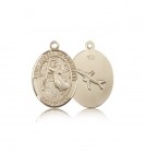 St. Joseph of Cupertino Medal, 14 Karat Gold, Medium