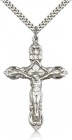 Crucifix Pendant, Sterling Silver