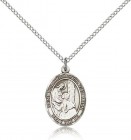 St. Elizabeth of the Visitation Medal, Sterling Silver, Medium