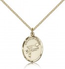 Graduation Medal, Gold Filled