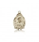 Scapular Medal, 14 Karat Gold