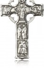 Celtic Cross Pendant, Sterling Silver