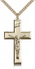Crucifix Pendant, Gold Filled