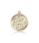 St. Joseph Medal, 14 Karat Gold