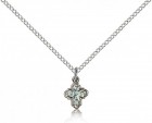 4 Way Cross Pendant, Sterling Silver