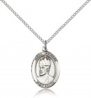 St. Edward the Confessor Medal, Sterling Silver, Medium