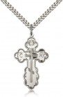 St. Olga Cross Pendant, Sterling Silver