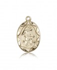 Guardian Angel Medal, 14 Karat Gold