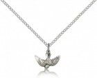Holy Spirit Medal, Sterling Silver