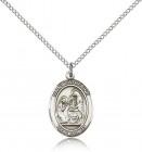 St. Catherine of Siena Medal, Sterling Silver, Medium