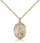 St. Alice Medal, Gold Filled, Medium