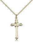 Cross Pendant, Gold Filled