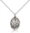 Holy Spirit Medal, Sterling Silver