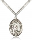 Our Lady of Perpetual Help Medal, Sterling Silver, Large