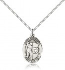 St. Sebastian Golf Medal, Sterling Silver, Medium