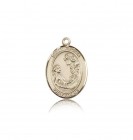 St. Cecilia Medal, 14 Karat Gold, Medium