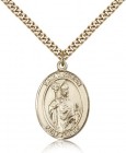 St. Kilian Medal, Gold Filled, Large