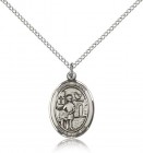 St. Vitus Medal, Sterling Silver, Medium