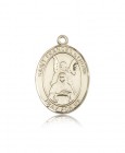 St. Frances of Rome Medal, 14 Karat Gold, Large