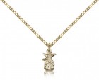 Littlest Angel Medal, Gold Filled