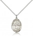 St. Isidore the Farmer Medal, Sterling Silver, Medium