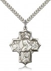 St. Philomena, St. Theresa, St. Rita, St. Anthony, St. Jude Medal, Sterling Silver