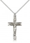 Crucifix Pendant, Sterling Silver
