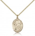 St. Mary Magdalene Medal, Gold Filled, Medium