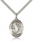 St. Cecilia Medal, Sterling Silver, Large