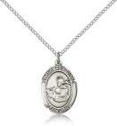 St. Thomas Aquinas Medal, Sterling Silver, Medium